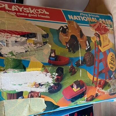 Vintage Playskool National Park/Box
