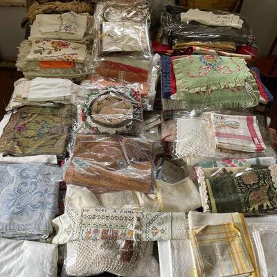 Hundreds of Fine European Textiles