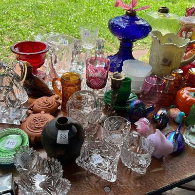 Antique Colored Glassware