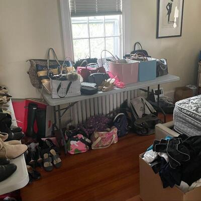 Lots of handbags
