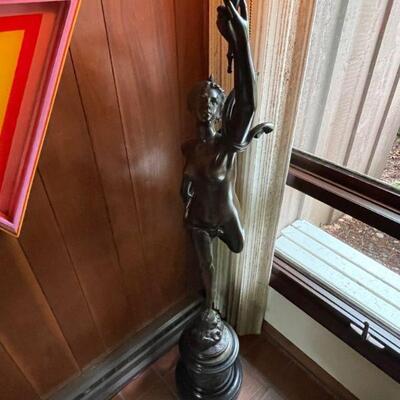 Lighted floor sculpture of woman
$495