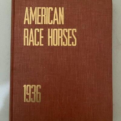 American Race Horse Books 1936-1945. Christopher Chenery personal library, Meadow Stables, Doswell, Va 