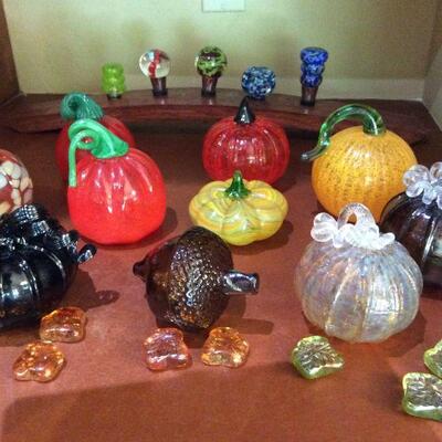 Glass fruit collections
