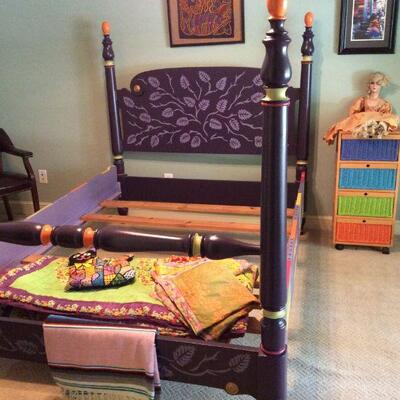 Boho Bed full size/ no mattress