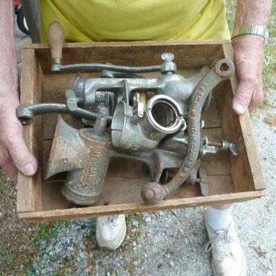 Meat grinder LOT in nice box