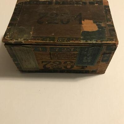  Old tobacco box