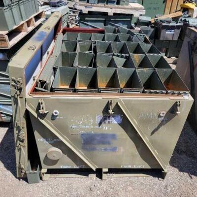 #25120 â€¢ Metal Crate With Approx 65 Ammo Cans