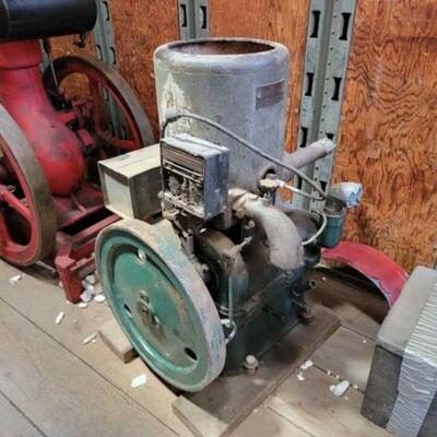 #2326 â€¢ Baker Manufacturing Co. Hit And Miss Motor: Spins Freely And Has Magnito. 