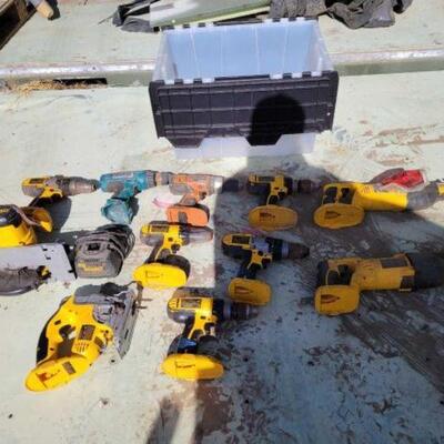 #22002 â€¢ Cordless Drills, Reciprocating Saws, Jig Saw, And More
