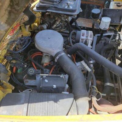 #115 â€¢ Hyster H80XM Fork Lift: Mechanic Special!!! Starts With Jump, Main Cylinder Rams Need Rebuild Hoist Rams Bleed Off, Minor...