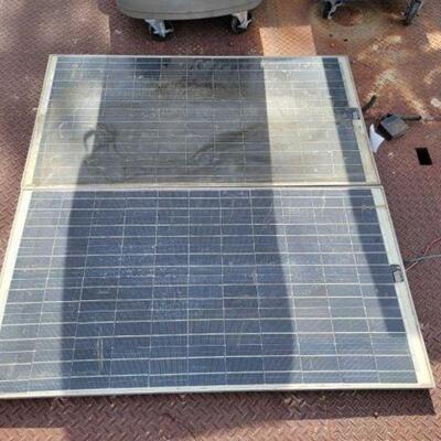 #12170 â€¢ 2 Wanco Solar Panels Both Measure Approx: 25.5