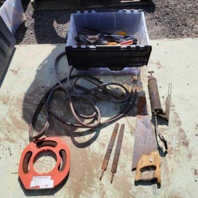 #22006 â€¢ Band Saw Blade, Welding Torch, Files, And More