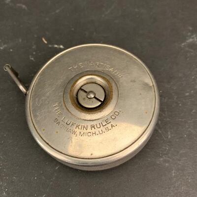 Vintage Artisan Lufkin Rule Co. Saginaw Mi 12 Ft Tape Measure