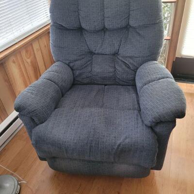 fabric chair, very clean no rips or stains