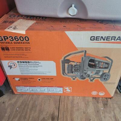 3600 watt generator, new in the box