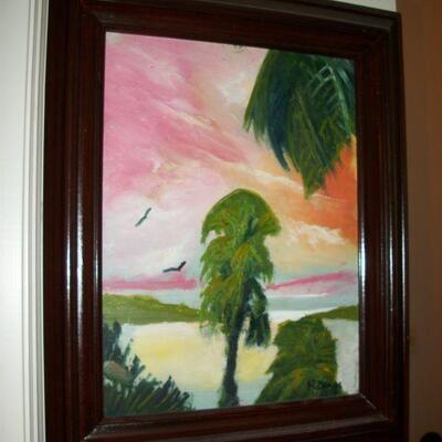 Florida Highwaymen - Rodney Demps Painting: 16" x 12"