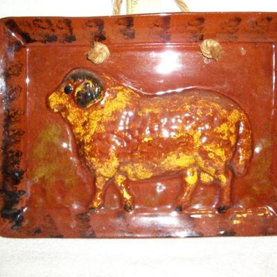 Redware Pottery Ram