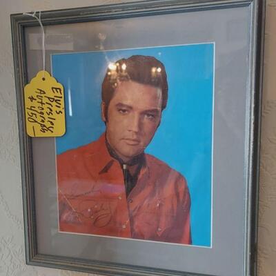 Elvis Presley Autograph 