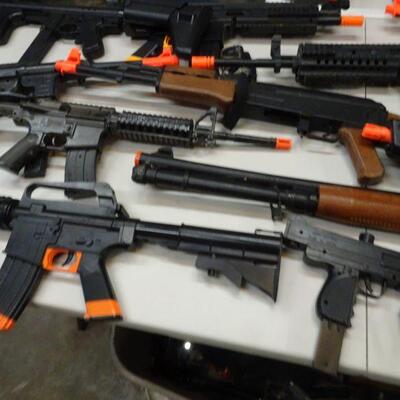 NOT REAL FIREARMS AIR SOFT TOY RIFLES
