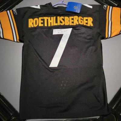 #1006 â€¢ Pittsburgh Steelers Ben Roethlisberger Signed Jersey to Jimmy Rich