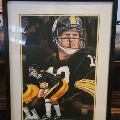 #1036 â€¢ Signed and Framed Photograph of Terry Bradshaw