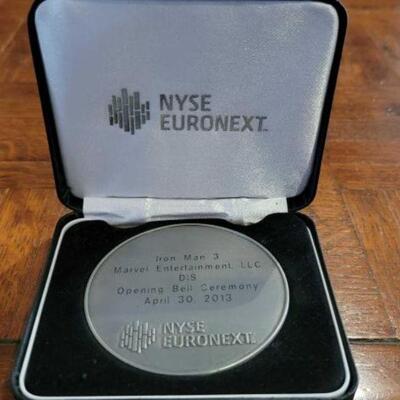 #1102 â€¢ NYSE EuroNext Medal for Iron Man 3