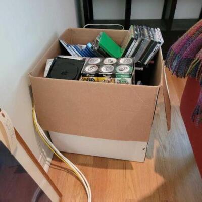 #5520 â€¢ Box Full Of Movies And CDs