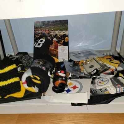 #1048 â€¢ Various Pittsburgh Steelers Memorabilia Items