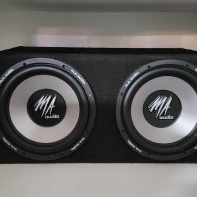 #2140 â€¢ MA Audio Subwoofer: Measures Approx 30