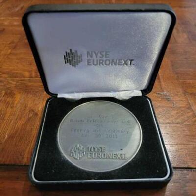 #1100 â€¢ NYSE EuroNext Medal for Iron Man 3