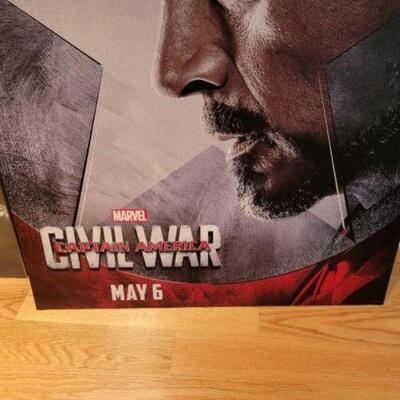 #1150 â€¢ Captain America Civil War Poster.Measures Approx: 27