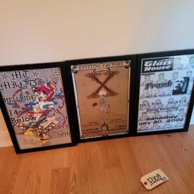 #5008 â€¢ 3 Framed Prints All 3 Measure Approx: 12