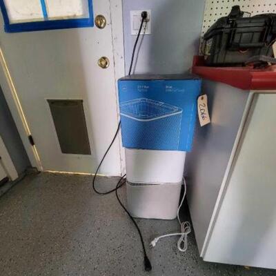 #2066 â€¢ Blue Air Purifier, Filter, And Extension Cord
