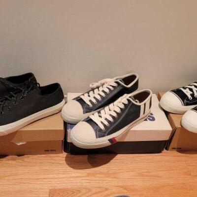 #6520 â€¢ 3 Pairs Of Low Top Pro Keds Shoes