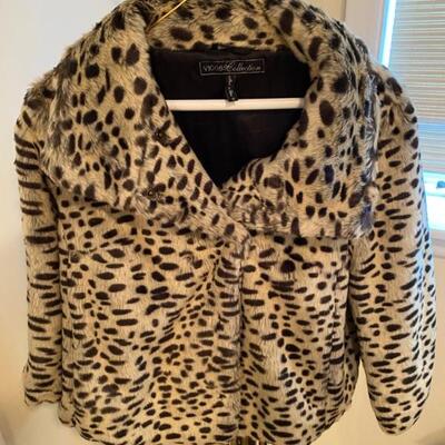 Faux Leopard Jacket