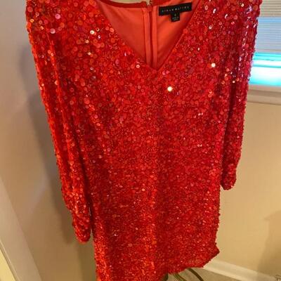 Red Beaded Evening Ware