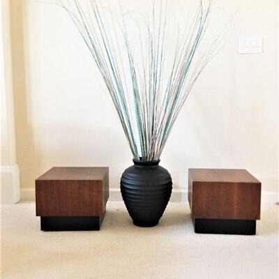 Pair of Adrian Pearsall Cube tables
