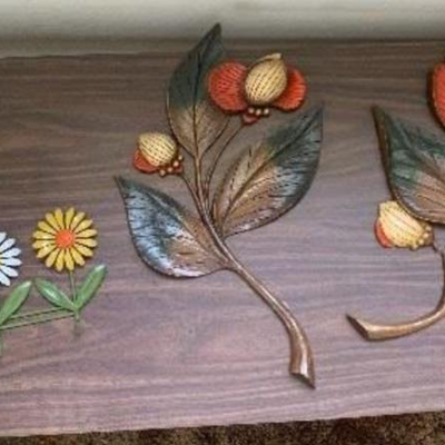 Retro Flower Power Wall Art 