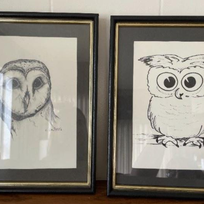 Owl Art by c. caSteel 