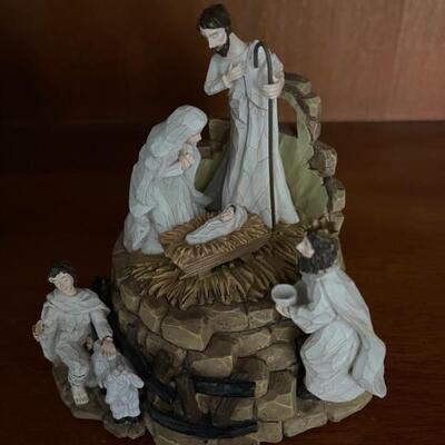 Nativity music box