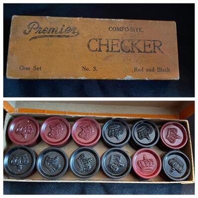 Vintage composite Checkers
