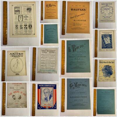 75. Large Lot of Sheet Music