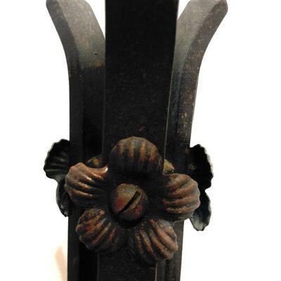 200. Tall Victorian Hand Forged Lamp