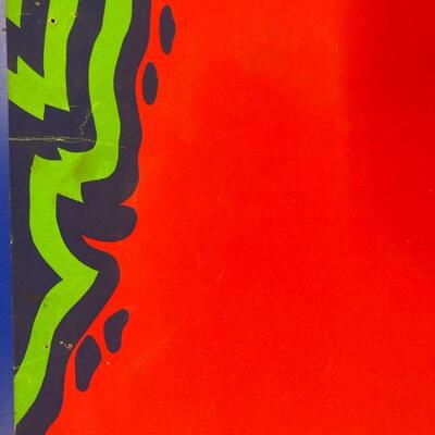 57. Vintage Mother Psychedelic Blacklight Poster of Frank Zappa by Larry Smart