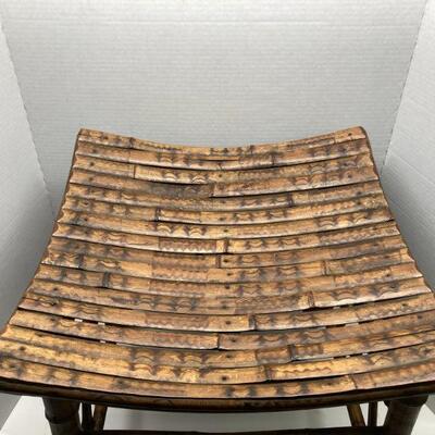 39. Vintage Bamboo Stool