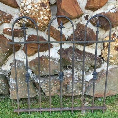 538. Antique Wrought Iron Gate