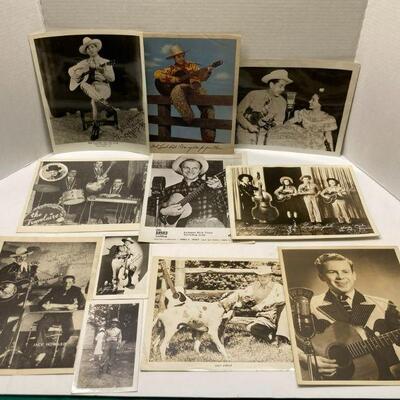 332. Large lot of Vintage Photographs from Willow Grove Park including Signed Photographs