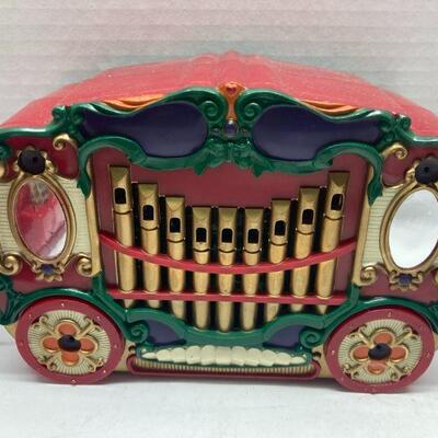 346. Circus Holiday Carousel with Collide scope Tested and Working