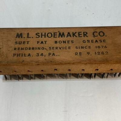 150. M.L. Shoemaker Co Bone Brush
