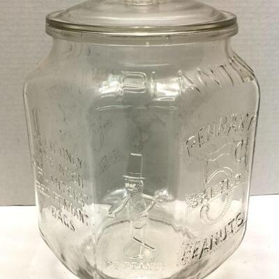 313. Original Vintage Planters Peanut Jar